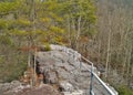 Trail Across The Top of Backbone Rock Royalty Free Stock Photo