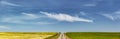 Road in the Bardenas Reales Navarre desert