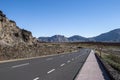 Road through barren land