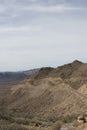 Road on barren mountainside