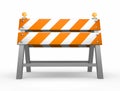 Road barrier Royalty Free Stock Photo
