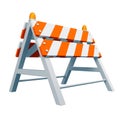 Road barrier Royalty Free Stock Photo