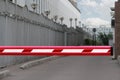 Road barrier Royalty Free Stock Photo