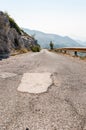 Road in Biokovo mountains Royalty Free Stock Photo