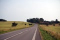 Road, Bornholm, Denmark Royalty Free Stock Photo