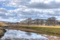 Near Hawes village in the Yorkshire Dales - winter Royalty Free Stock Photo