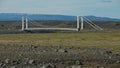 Road bridge over JÃÂ¶kulsa a FjÃÂ¶llum on Iceland,Europe