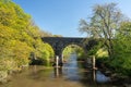 Road bridge over River Torridge near Torrington in Devon Royalty Free Stock Photo