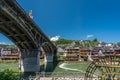 Road bridge over Tuo Jiang river in Feng Huang Royalty Free Stock Photo