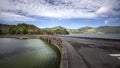 Road bridge over water - Azores Sao Miguel Portugal