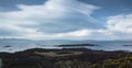 The road bridge to the Isle of Skye in the Winter at Kyle of Lochalsh, Scotland Royalty Free Stock Photo