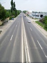 Road Bucharest-Ploiesti, Romania - bird view