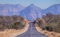 Road through Bushveld near Abel Erasmus Pass Royalty Free Stock Photo