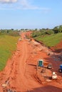 Road Bypass construction site Royalty Free Stock Photo