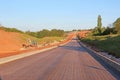 Road Bypass construction site Royalty Free Stock Photo