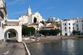 Road at Cadaques on the Costa Brava coast