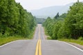 Road in Cape of Breton Highlands national park Royalty Free Stock Photo