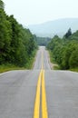 Road in Cape of Breton Highlands national park Royalty Free Stock Photo