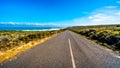 The road from Cape Point to Cape of Good Hope Royalty Free Stock Photo