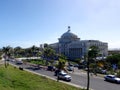 Road and The Capitol of Puerto Rico Building Royalty Free Stock Photo