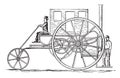 Road Carriage, vintage illustration