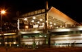 Road check post at night