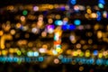 Road City lights blur bokeh, abstract background