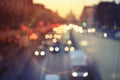 Road in city with motion blur Royalty Free Stock Photo