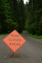 Road closed Royalty Free Stock Photo