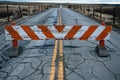 road closed ,caution for drivers