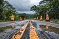 road closed ,caution for drivers