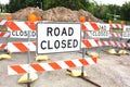 Road Closed sign Royalty Free Stock Photo