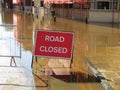 Road closed sign Royalty Free Stock Photo