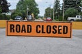 Road Closed sign Royalty Free Stock Photo