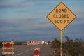 Road Closed Sign Royalty Free Stock Photo