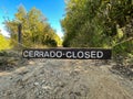 road closed to the pass in argentine patagonia