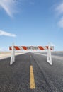 Road closed Royalty Free Stock Photo