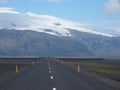 Road closer to the mountains