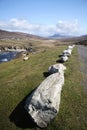 Road by the coast in Achill Island Royalty Free Stock Photo