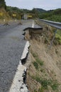 Road erosion