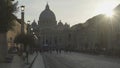 Road of Conciliation leading to Saint Peter's Square with church and obelisk