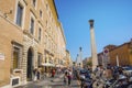 Busy Road of the Conciliation in Rome, Italy. Royalty Free Stock Photo