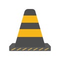 road cone colored icon. Element of colored construction sign for mobile concept and web apps. Color road cone icon can be used for Royalty Free Stock Photo