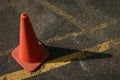 Road Cone on Pavement