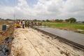 Road Construction and Development in India Royalty Free Stock Photo