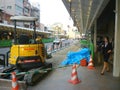 Road construction, Mini digger
