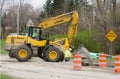 Road construction sewer repair