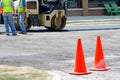 Road construction site Royalty Free Stock Photo