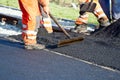 Road construction teamwork Royalty Free Stock Photo