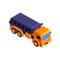 Road Construction Truck Composition Royalty Free Stock Photo